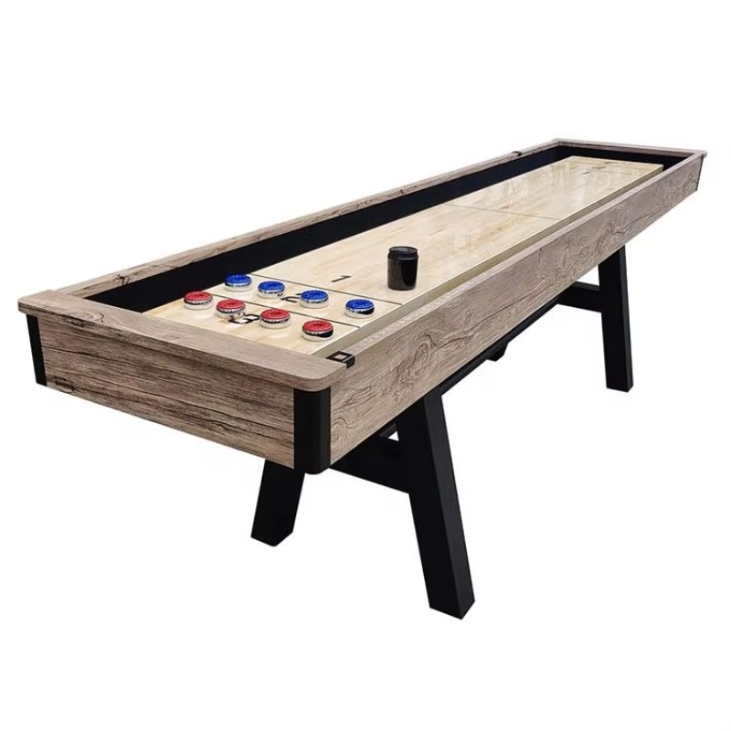 Kids Outdoor Table - 9-Foot Portable Arcade Shuffleboard Game Table
