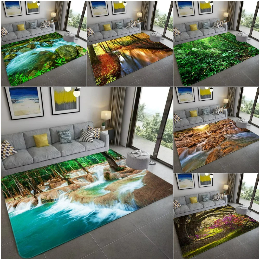 Kids Outdoor Gift Ideas - Nature Inspired 3D Scenery Carpet Soft