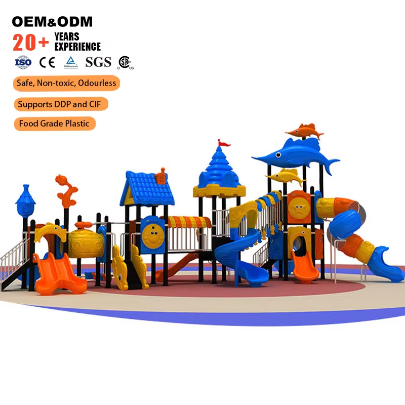 Kids Outdoor Slide Set - Outdoor Kids Amusement Equipment Children Playground