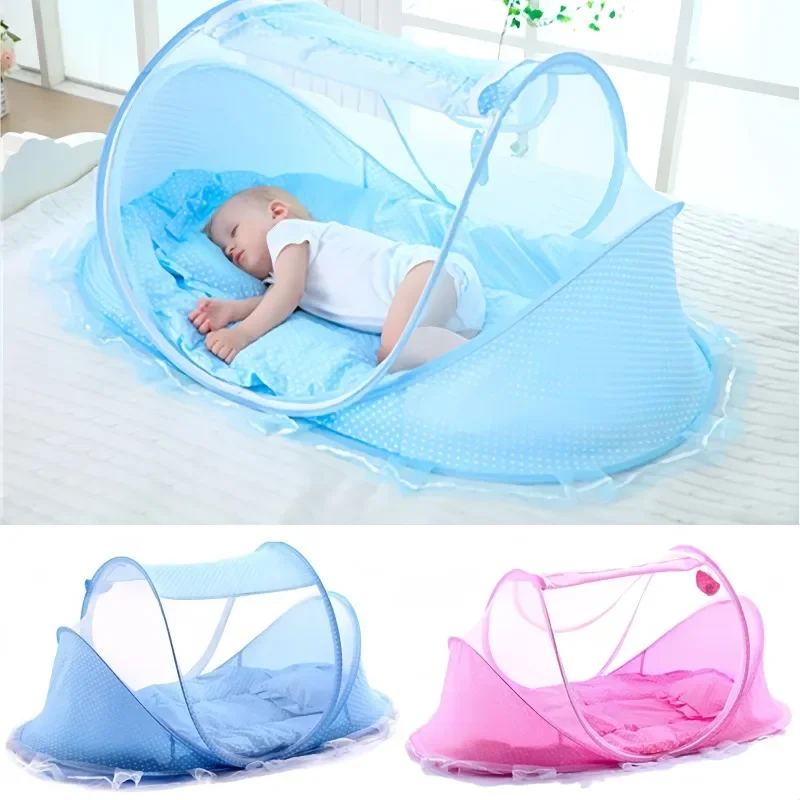 Kids Outdoor Daybed - Baby Bedding Crib Netting Portable Foldable