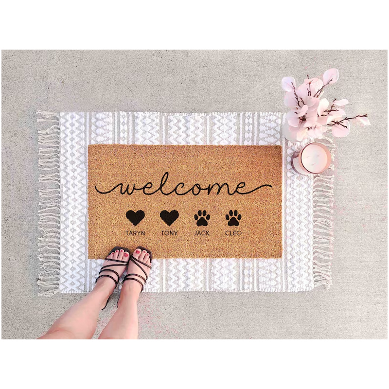 Custom Family Doormat Custom P - đánh giá và giá Kids Outdoor Gift Ideas