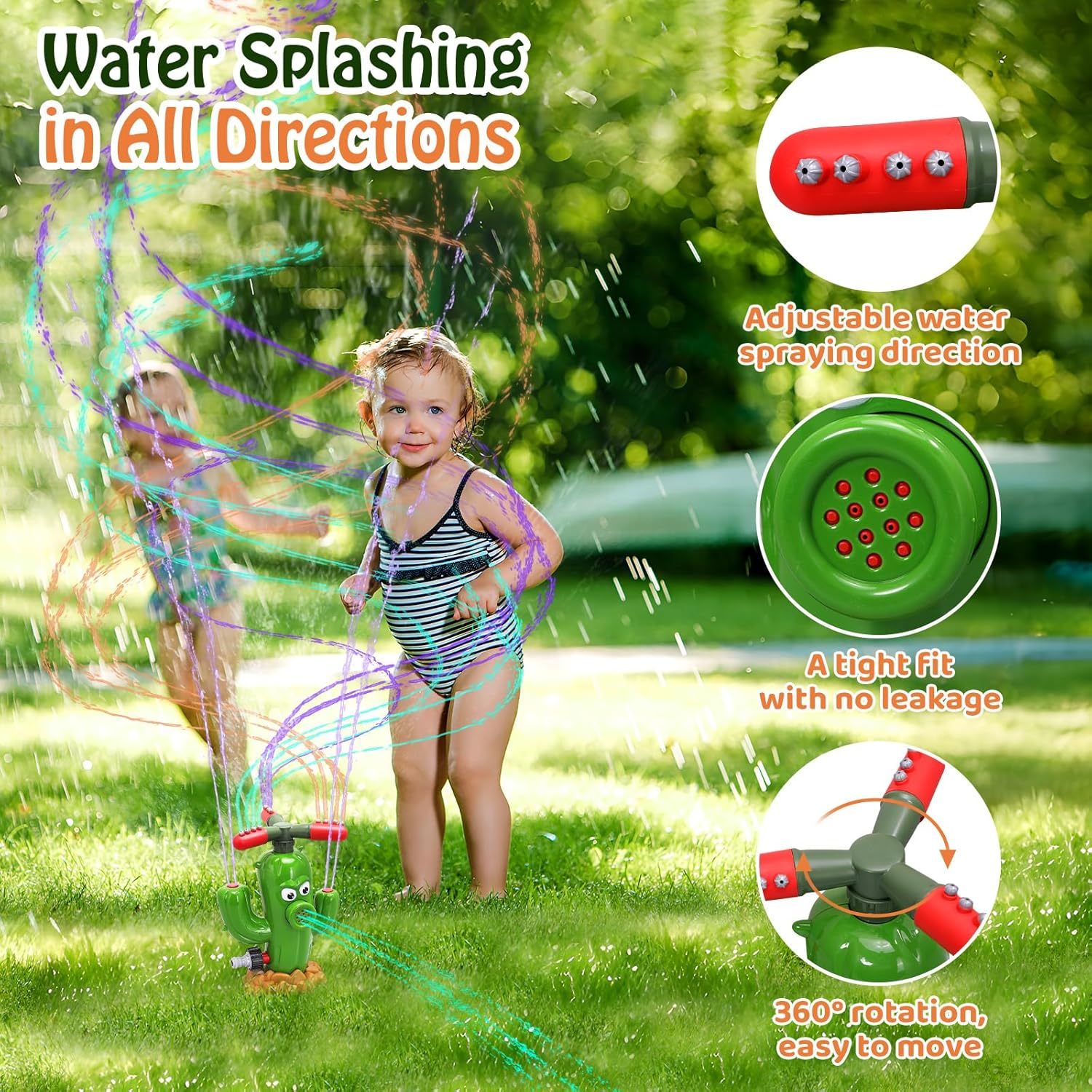 Water Spray Toy Cactus Sprinkl - đánh giá và giá Kids Outdoor Play Area
