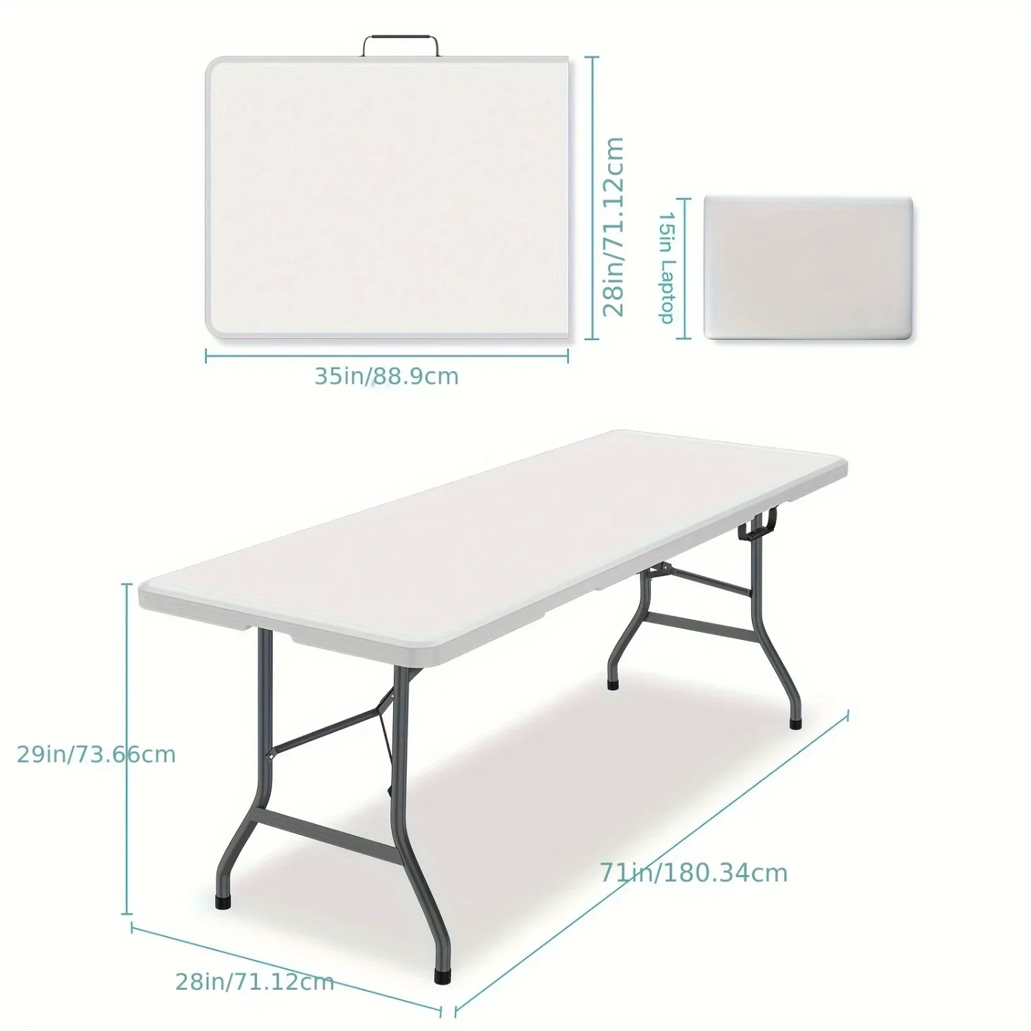 6FT Spacious Plastic Folding T - đánh giá và giá Kids Outdoor Folding Table