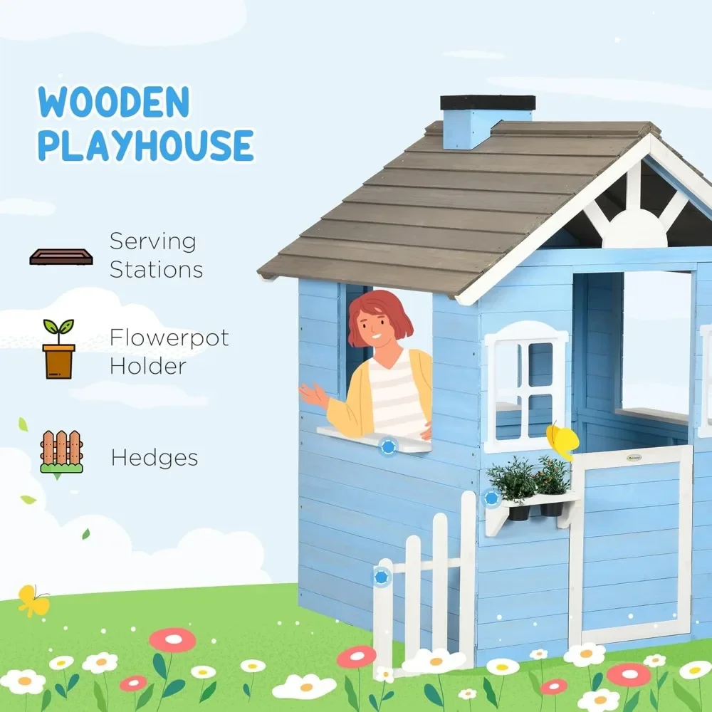 Playhouse For Kids Outdoor Cou - đánh giá và giá Kids Outdoor Playhouse