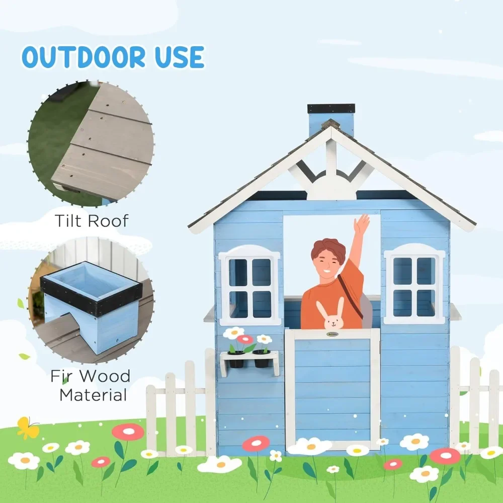Playhouse For Kids Outdoor Cou - đánh giá và giá Kids Outdoor Playhouse