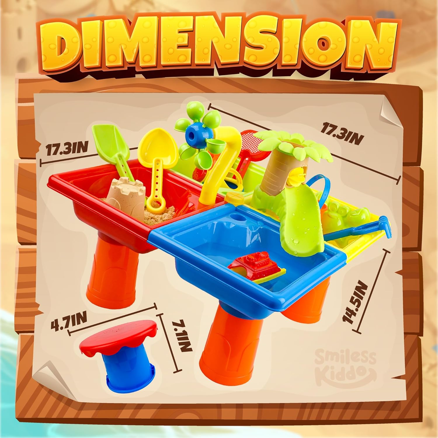 25 Pcs Summer Water Table for  - đánh giá và giá Kids Outdoor Table