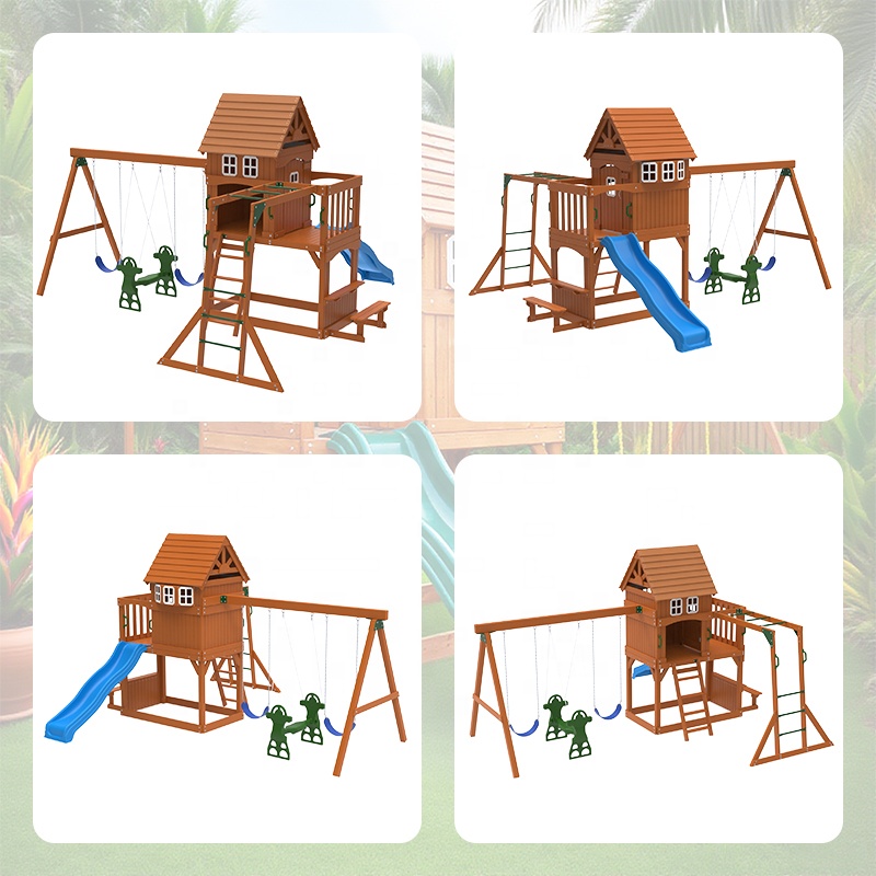 Large Outdoor Amusement Equipm - đánh giá và giá Kids Outdoor Swing Set
