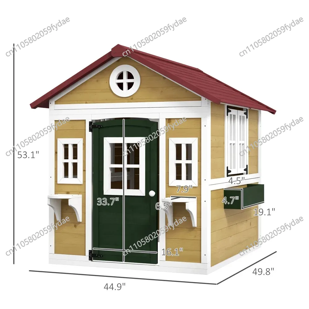Outdoor Kids Playhouse, Wooden - đánh giá và giá Kids Outdoor Playhouse
