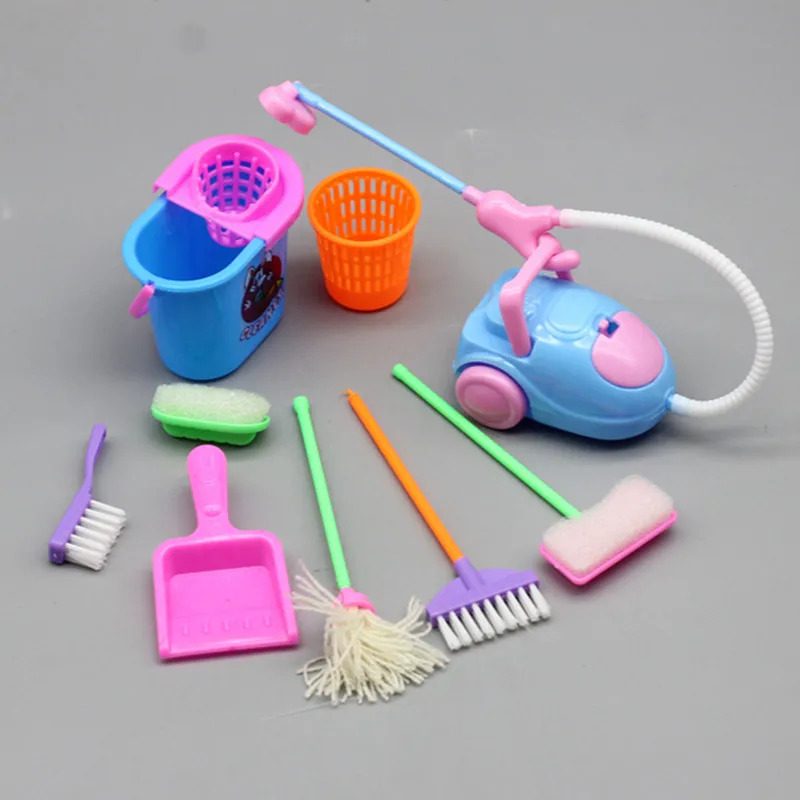9PCS Miniature Doll House Clea - đánh giá và giá Kids Outdoor Broom