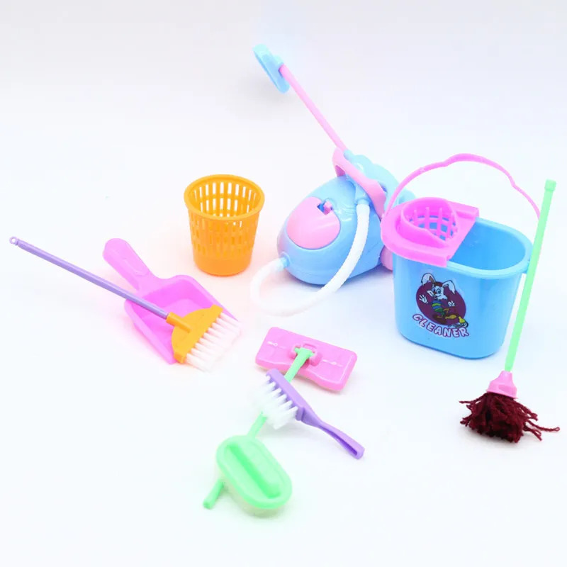 9PCS Miniature Doll House Clea - đánh giá và giá Kids Outdoor Broom