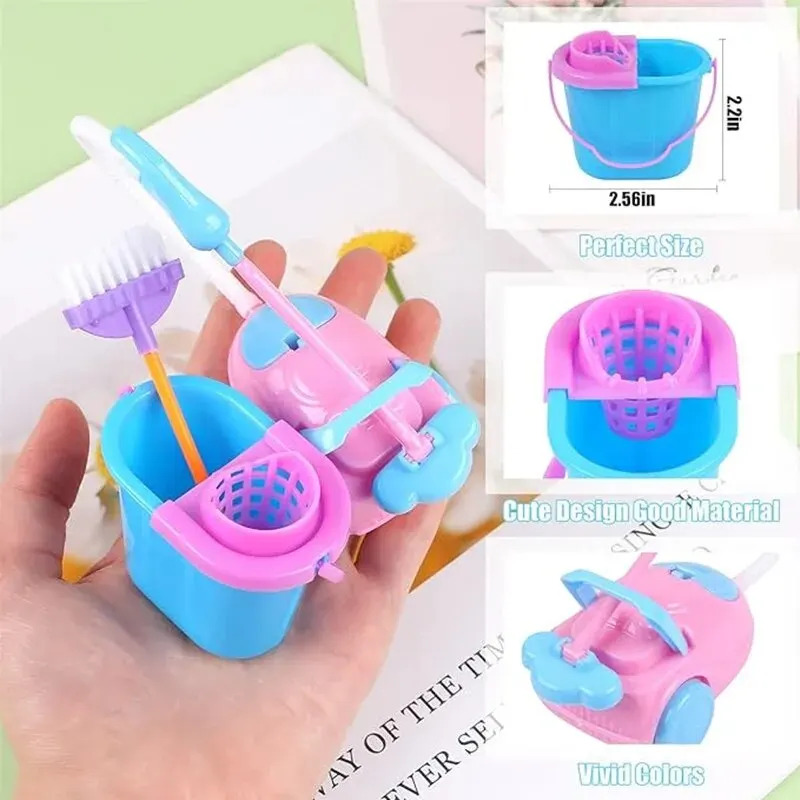 9PCS Miniature Doll House Clea - đánh giá và giá Kids Outdoor Broom