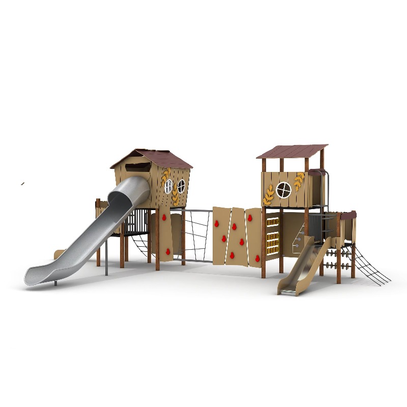Wooden Outdoor Playground Set  - đánh giá và giá Kids Outdoor Slide Set