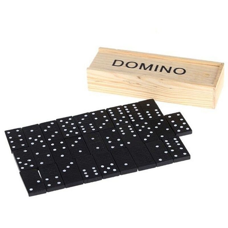 28pcs/Set Wooden Domino Board  - đánh giá và giá Kids Outdoor Table