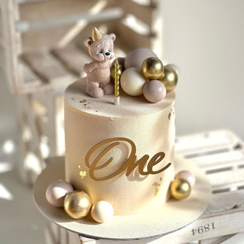 Acrylic Gold Letter One Cake T - đánh giá và giá Kids Outdoor Merry Go Round