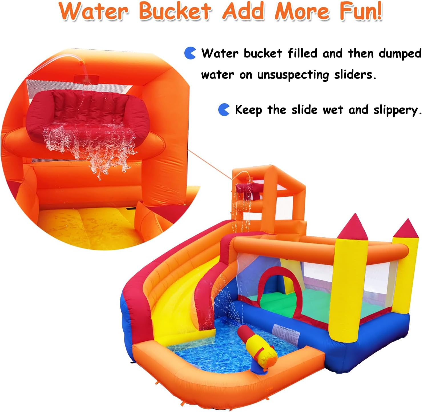 HuaKastro Inflatable Water Sli - đánh giá và giá Kids Outdoor Playhouse