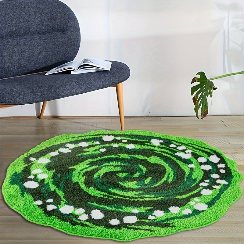 VIKAMA Green Round Plush Carpe - đánh giá và giá Kids Outdoor Folding Table