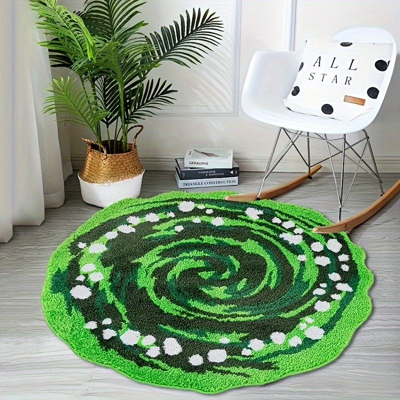 VIKAMA Green Round Plush Carpe - đánh giá và giá Kids Outdoor Folding Table
