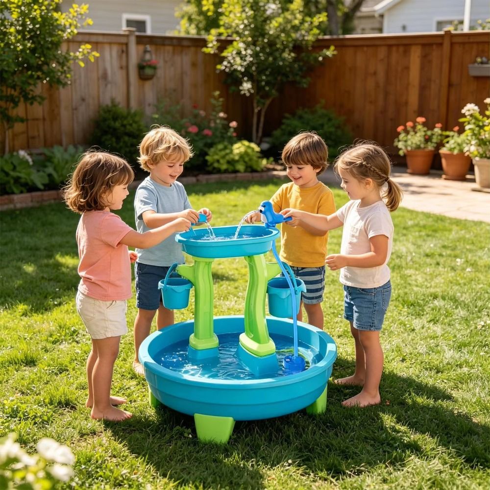 Portable No-Drill Water Table  - đánh giá và giá Kids Outdoor Table