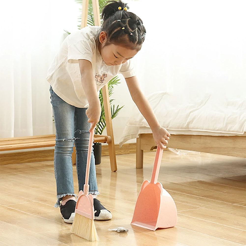 Mini Children Broom and Dustpa - đánh giá và giá Kids Outdoor Broom