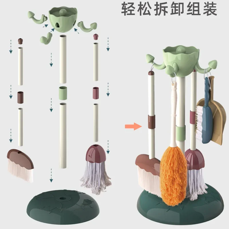 Set 5/6/10/11pcs Kids Cleaning - đánh giá và giá Kids Outdoor Broom