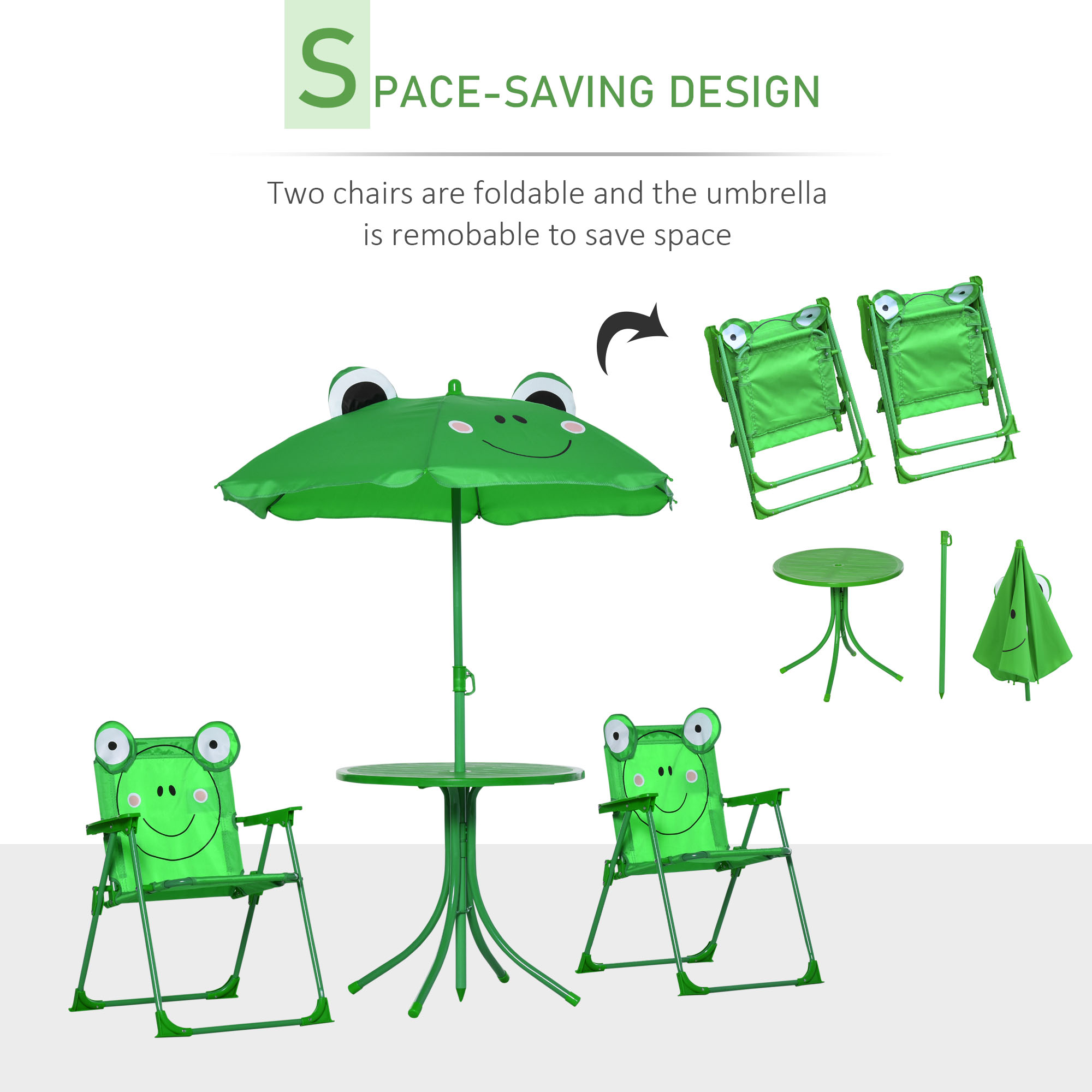 Kids Table and Chair Set, Outd - đánh giá và giá Kids Outdoor Folding Table