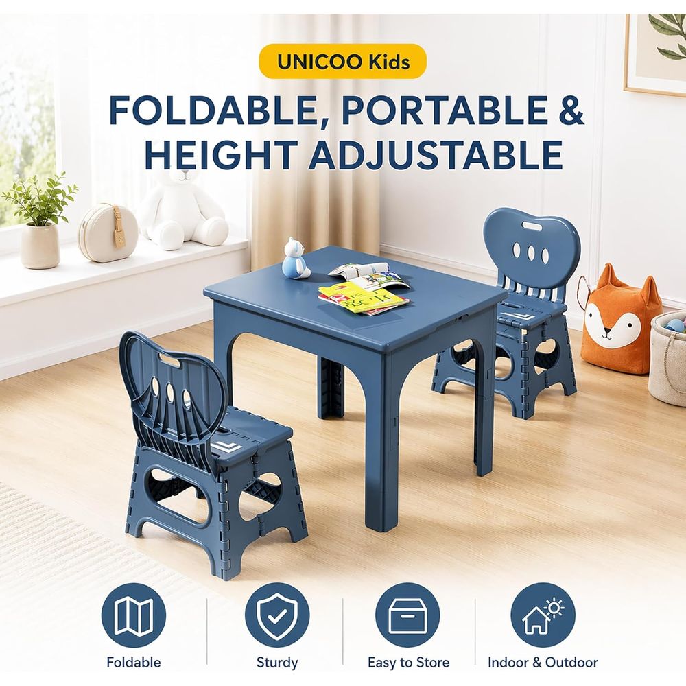 oldable Table and Chair Set, H - đánh giá và giá Kids Outdoor Table
