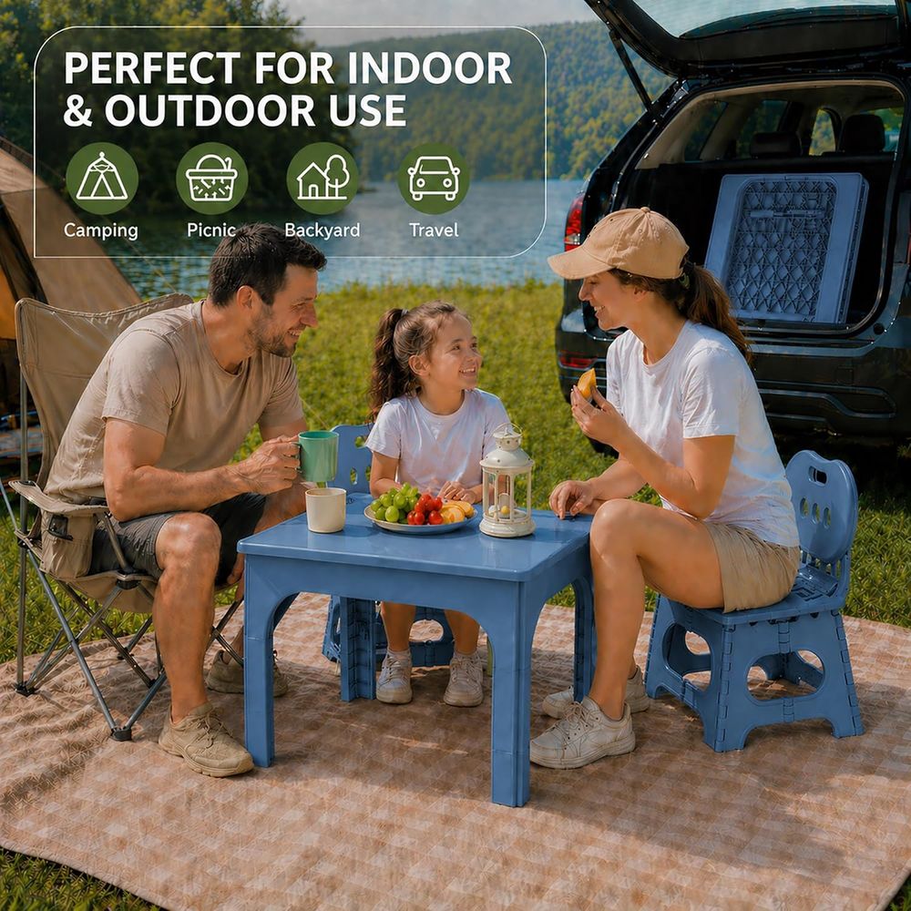 oldable Table and Chair Set, H - đánh giá và giá Kids Outdoor Table
