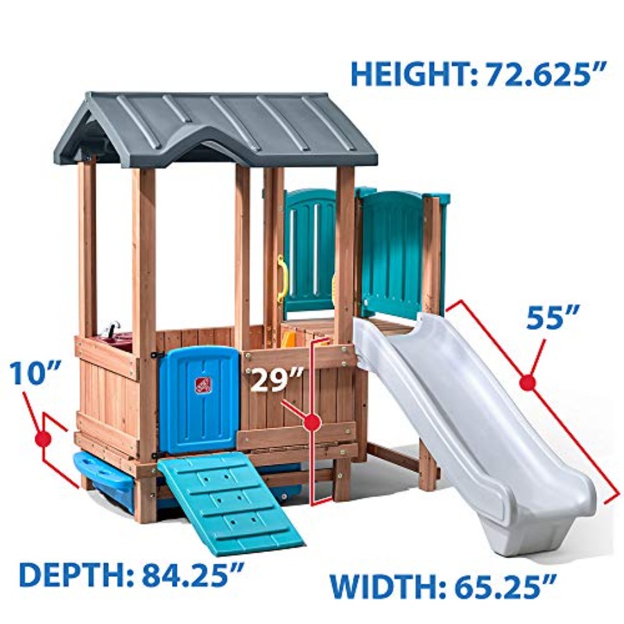 Woodland Adventure Playhouse & - đánh giá và giá Kids Outdoor Playhouse