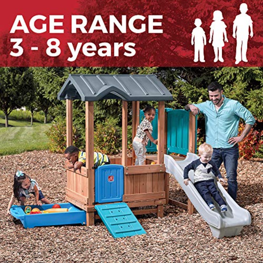 Woodland Adventure Playhouse & - đánh giá và giá Kids Outdoor Playhouse
