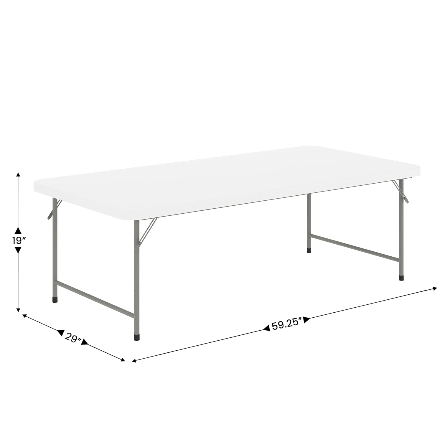Kids 4.93ft Plastic Folding Ta - đánh giá và giá Kids Outdoor Folding Table