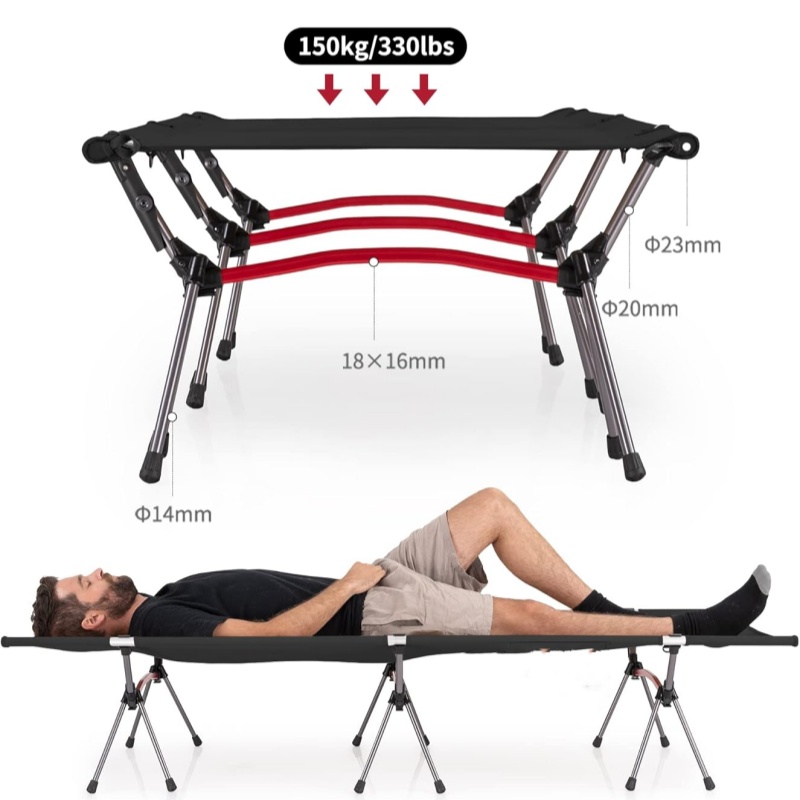 Outdoor Camping Folding Bed Po - đánh giá và giá Kids Outdoor Daybed