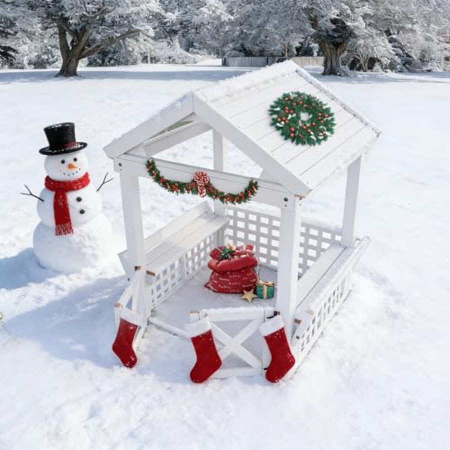 Outdoor Wooden Playhouse For K - đánh giá và giá Kids Outdoor Playhouse