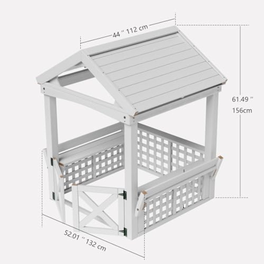 Outdoor Wooden Playhouse For K - đánh giá và giá Kids Outdoor Playhouse