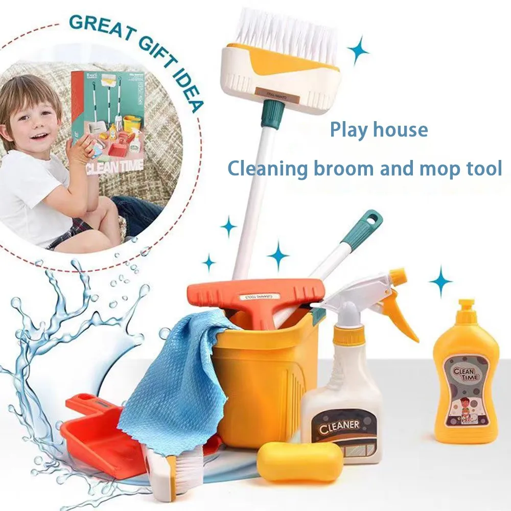 12pcs/set Kids Cleaning Set Ho - đánh giá và giá Kids Outdoor Broom