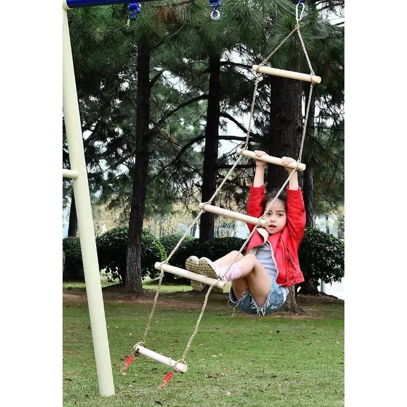 Children Climbing Rope Ladder  - đánh giá và giá Kids Outdoor Play Area