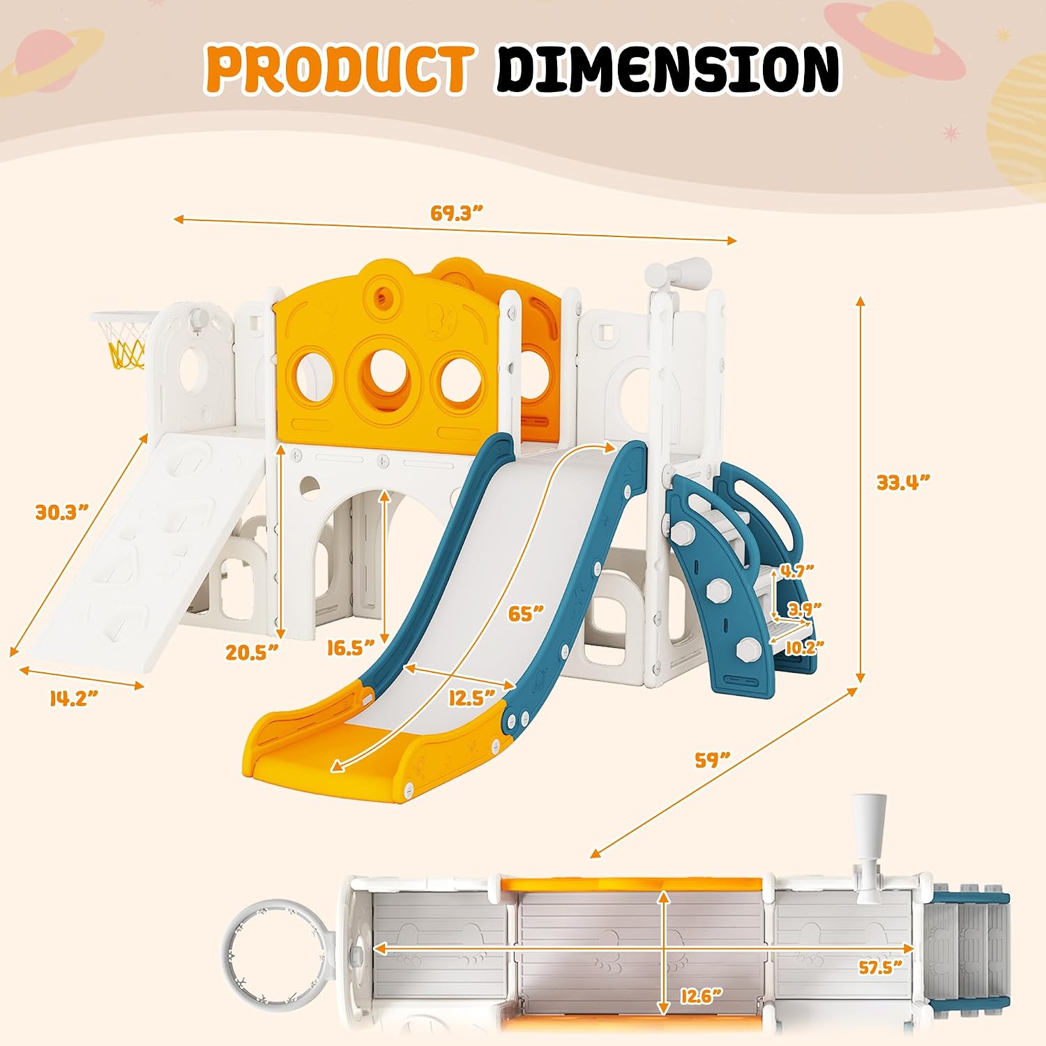 9 in 1 Toddler Slide Set Playg - đánh giá và giá Kids Outdoor Slide Set