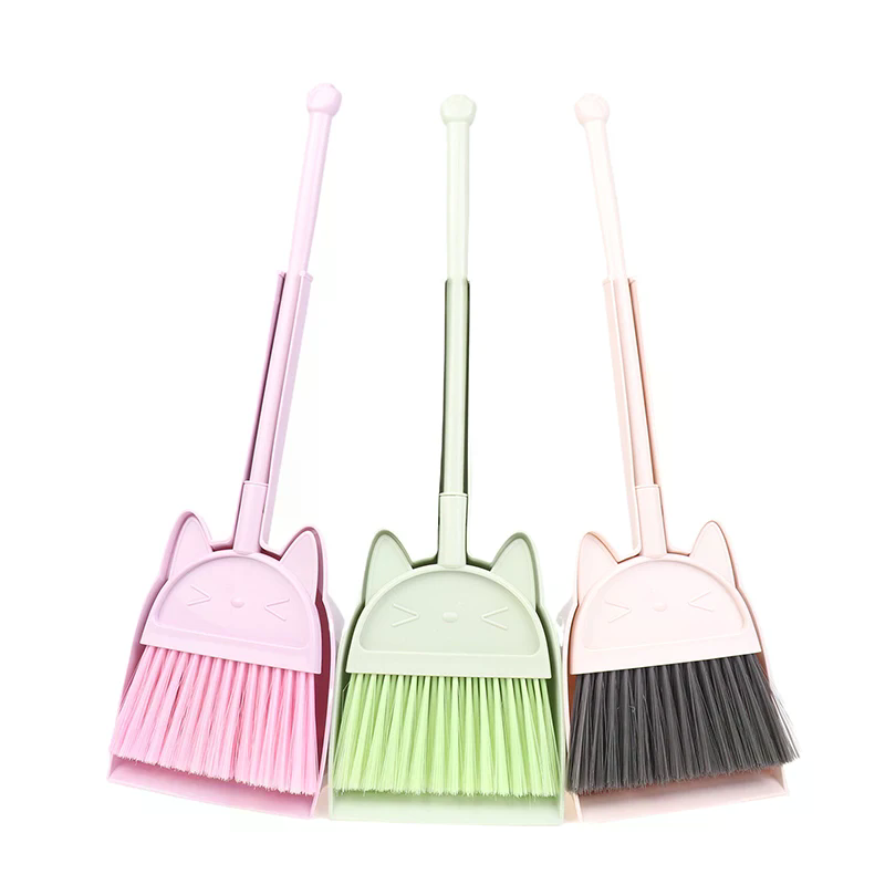 1 Set Cartoon Flexible Bristle - đánh giá và giá Kids Outdoor Broom