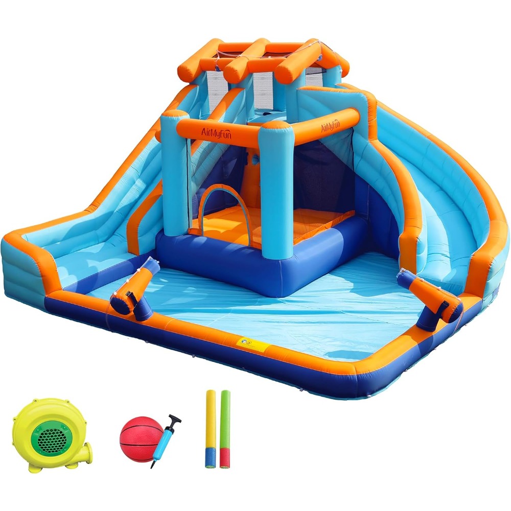 Large Water Slide Bounce House - đánh giá và giá Kids Outdoor Playhouse